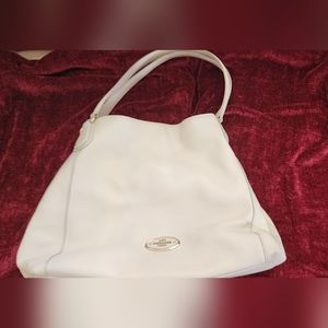 Coach Lexy shoulder bag. Cream leather EUC